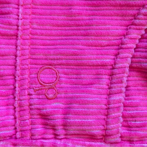 OP Neon Pink Corduroy Women Shorts - Picture 3 of 5